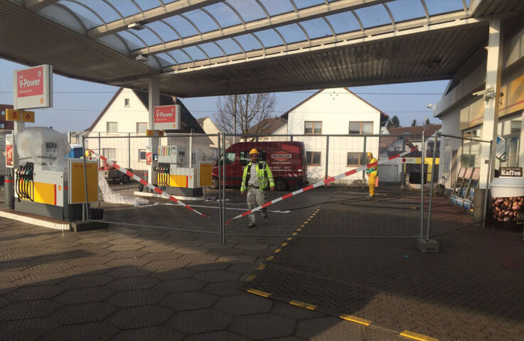 Modernisierung und Erneuerung der Shop-Einrichtung in Baden-Württemberg.